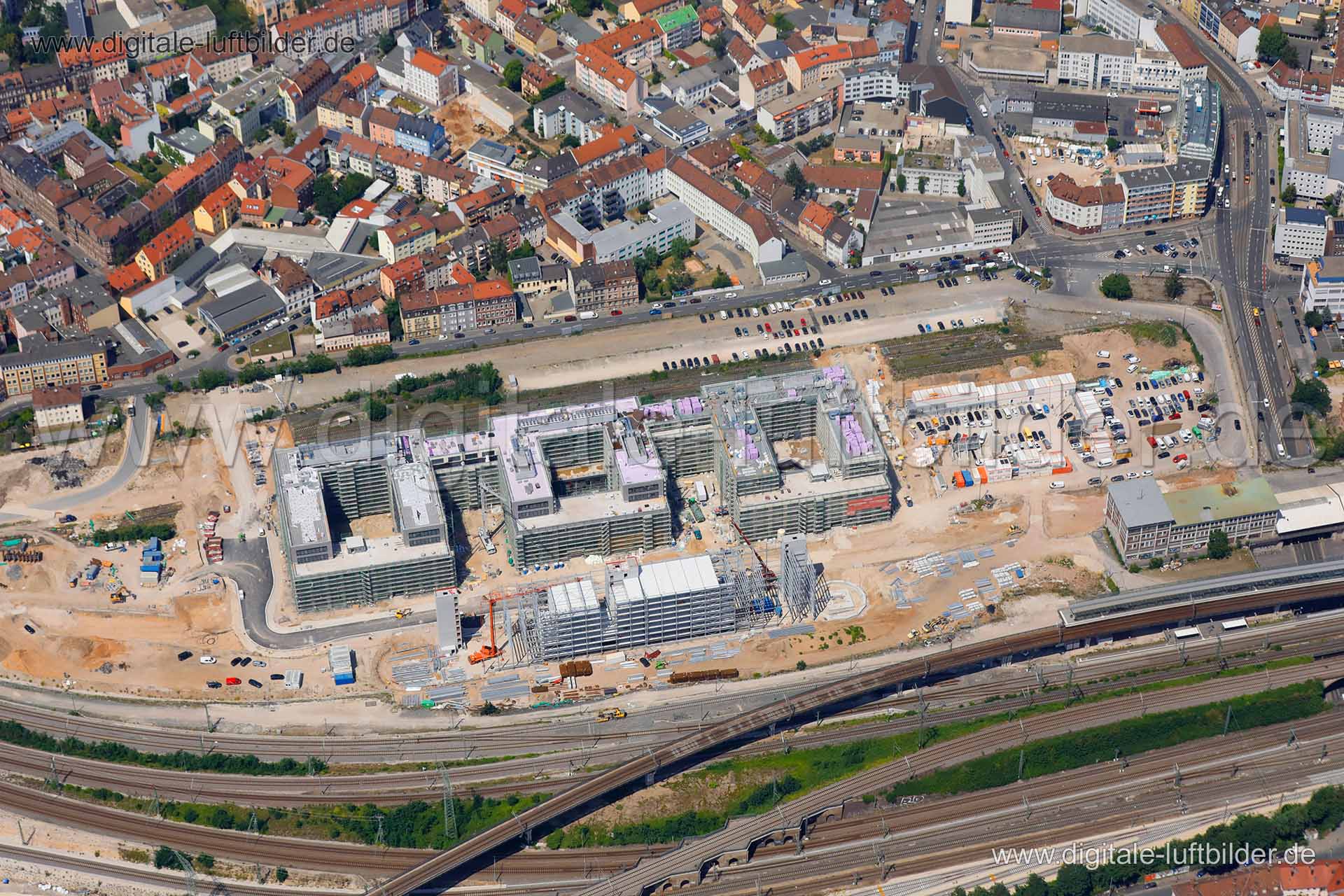Luftaufnahme Orange Campus in Nürnberg | Mittelfranken, Bayern