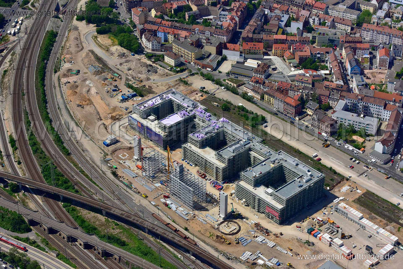 Luftaufnahme Orange Campus in Nürnberg | Mittelfranken, Bayern