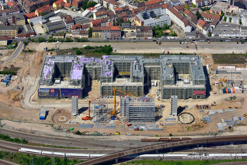 Luftaufnahme Orange Campus in Nürnberg | Mittelfranken, Bayern