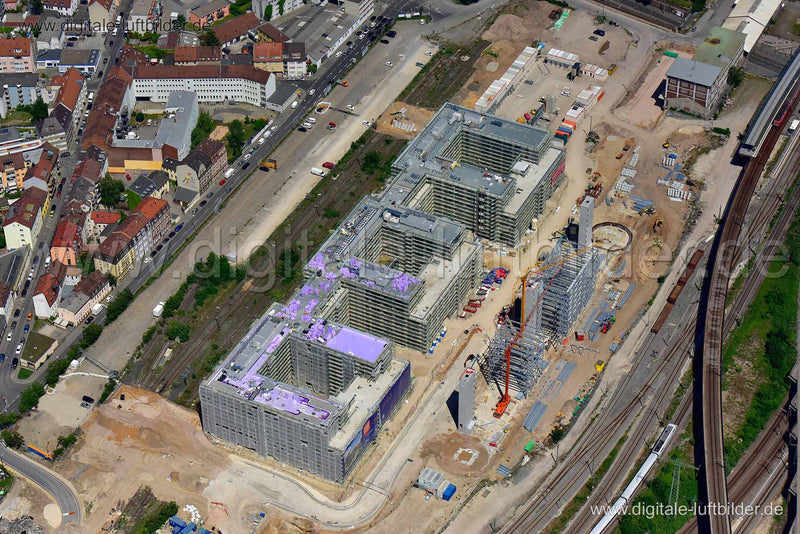 Luftaufnahme Orange Campus in Nürnberg | Mittelfranken, Bayern