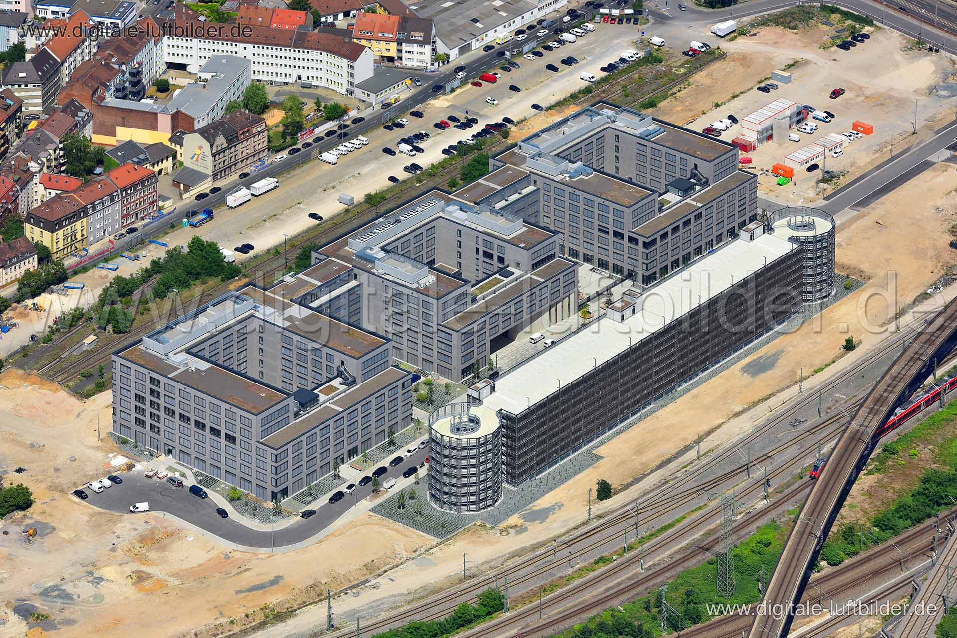 Luftaufnahme Orange Campus in Nürnberg | Mittelfranken, Bayern