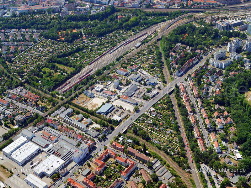 Luftaufnahme Ostendstraße in Nürnberg | Mittelfranken, Bayern
