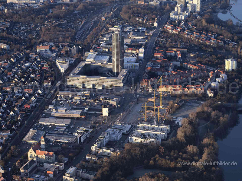 Luftaufnahme Ostendstraße in Nürnberg | Mittelfranken, Bayern