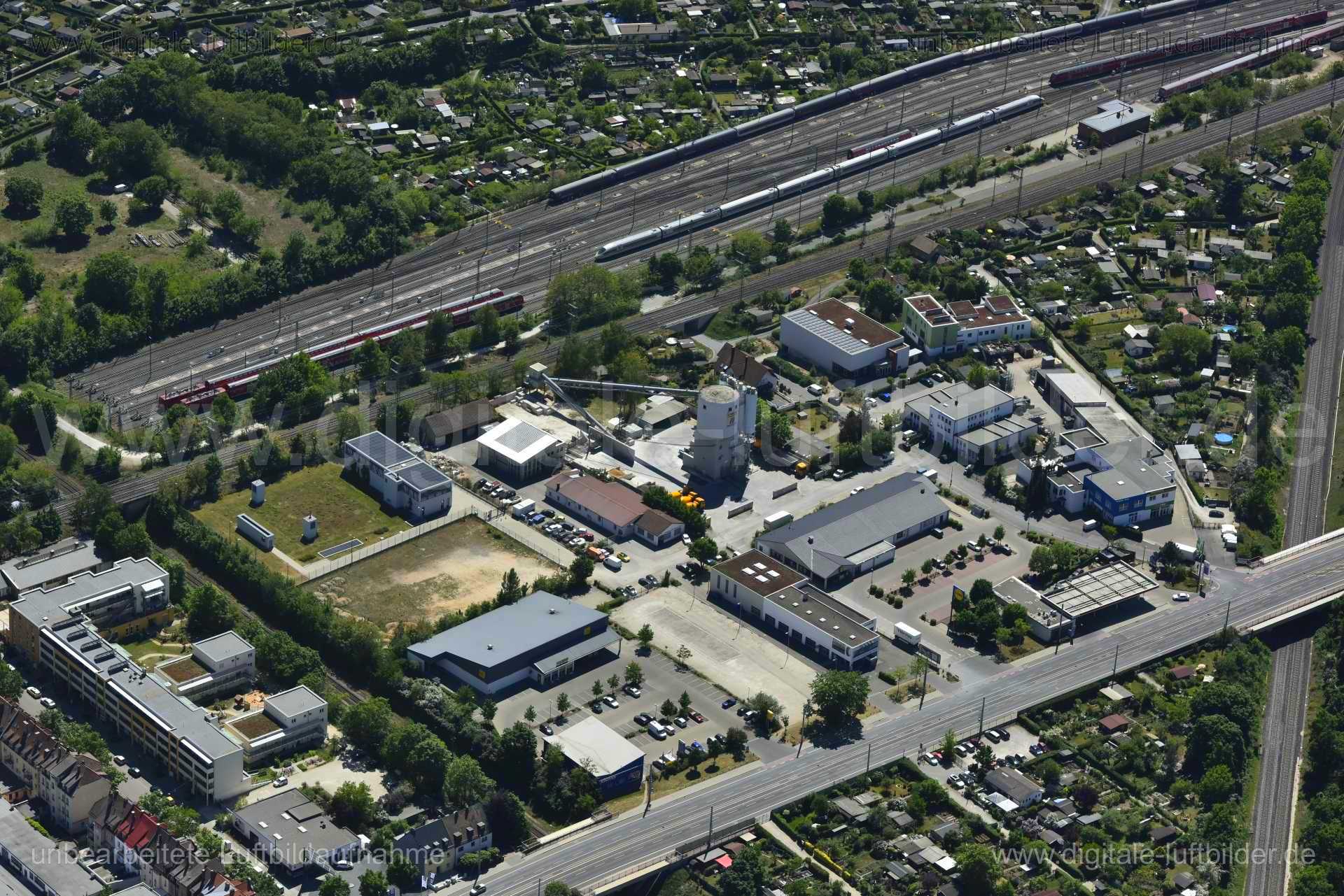 Luftaufnahme Ostendstraße in Nürnberg | Mittelfranken, Bayern