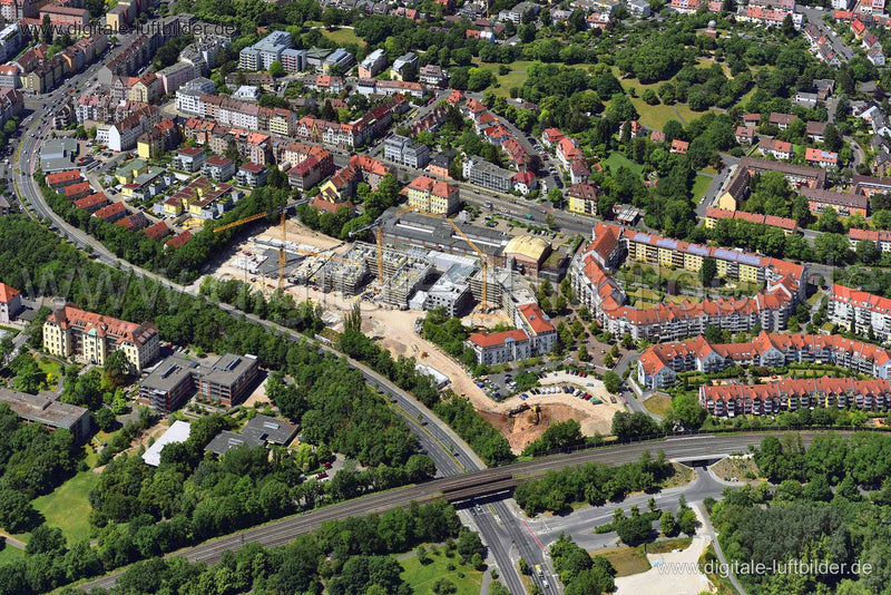 Luftaufnahme Oststadt in Nürnberg | Mittelfranken, Bayern