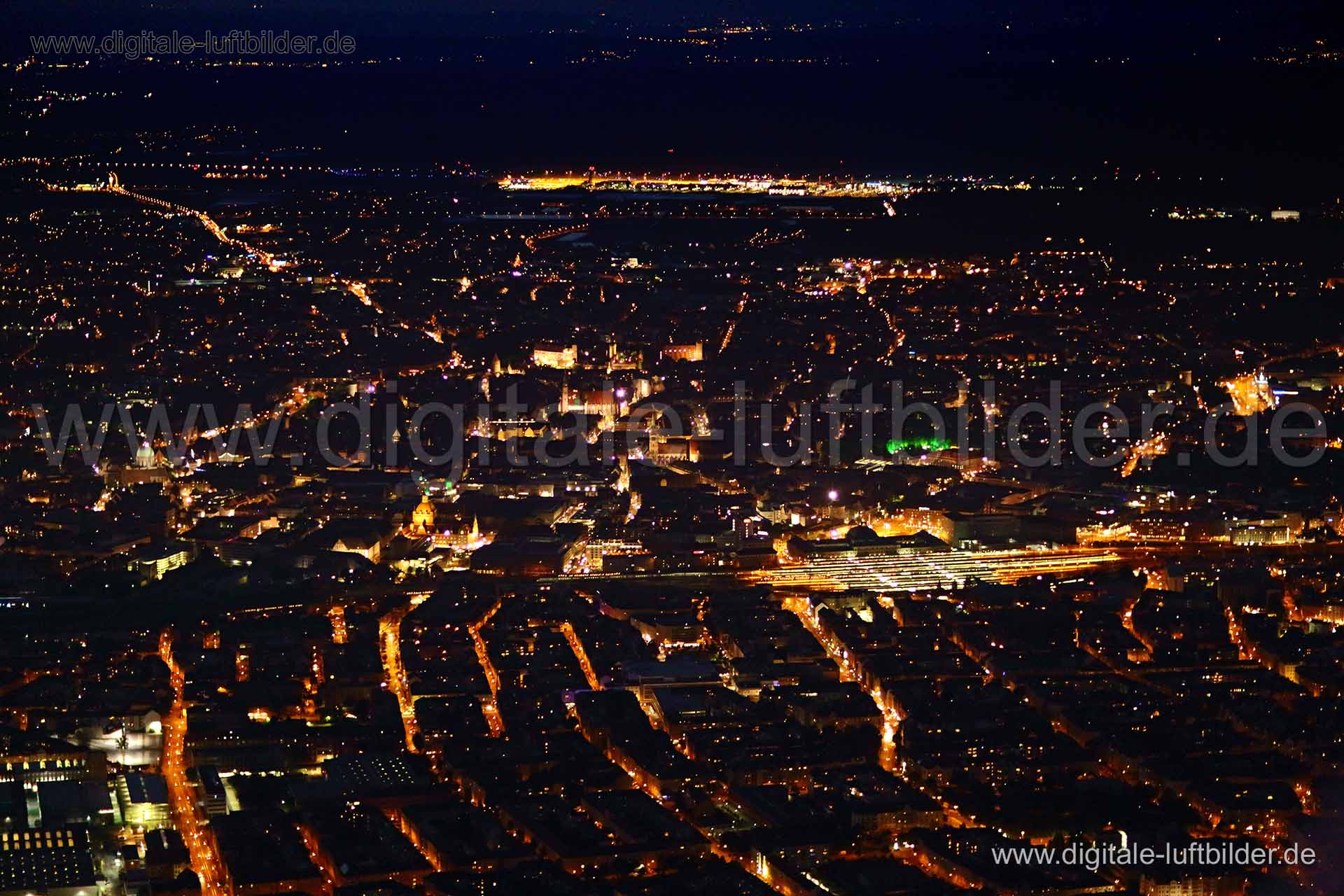 Luftaufnahme Panorama in Nürnberg | Mittelfranken, Bayern