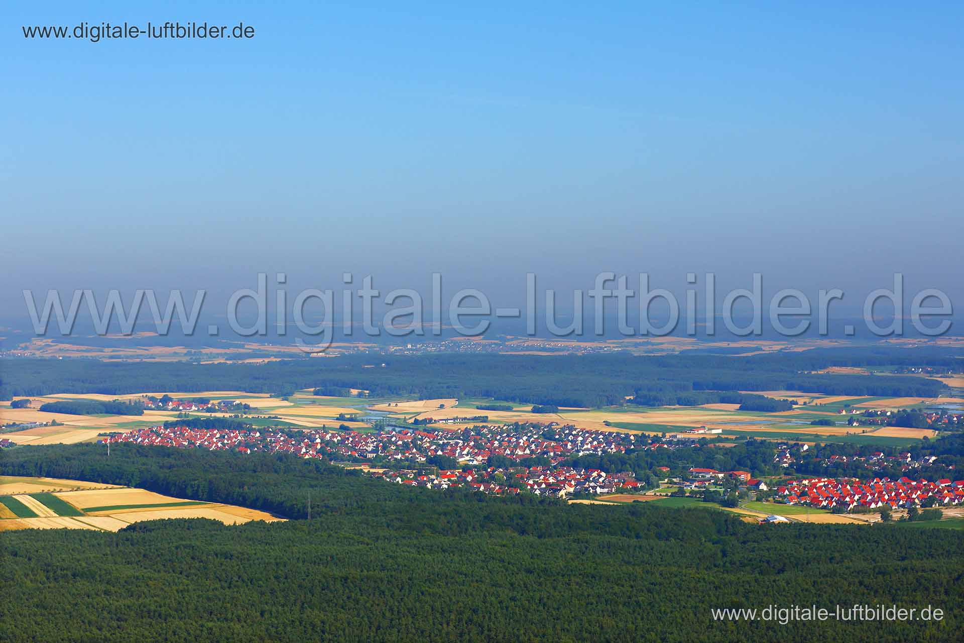 Luftaufnahme Panorama in Nürnberg | Mittelfranken, Bayern