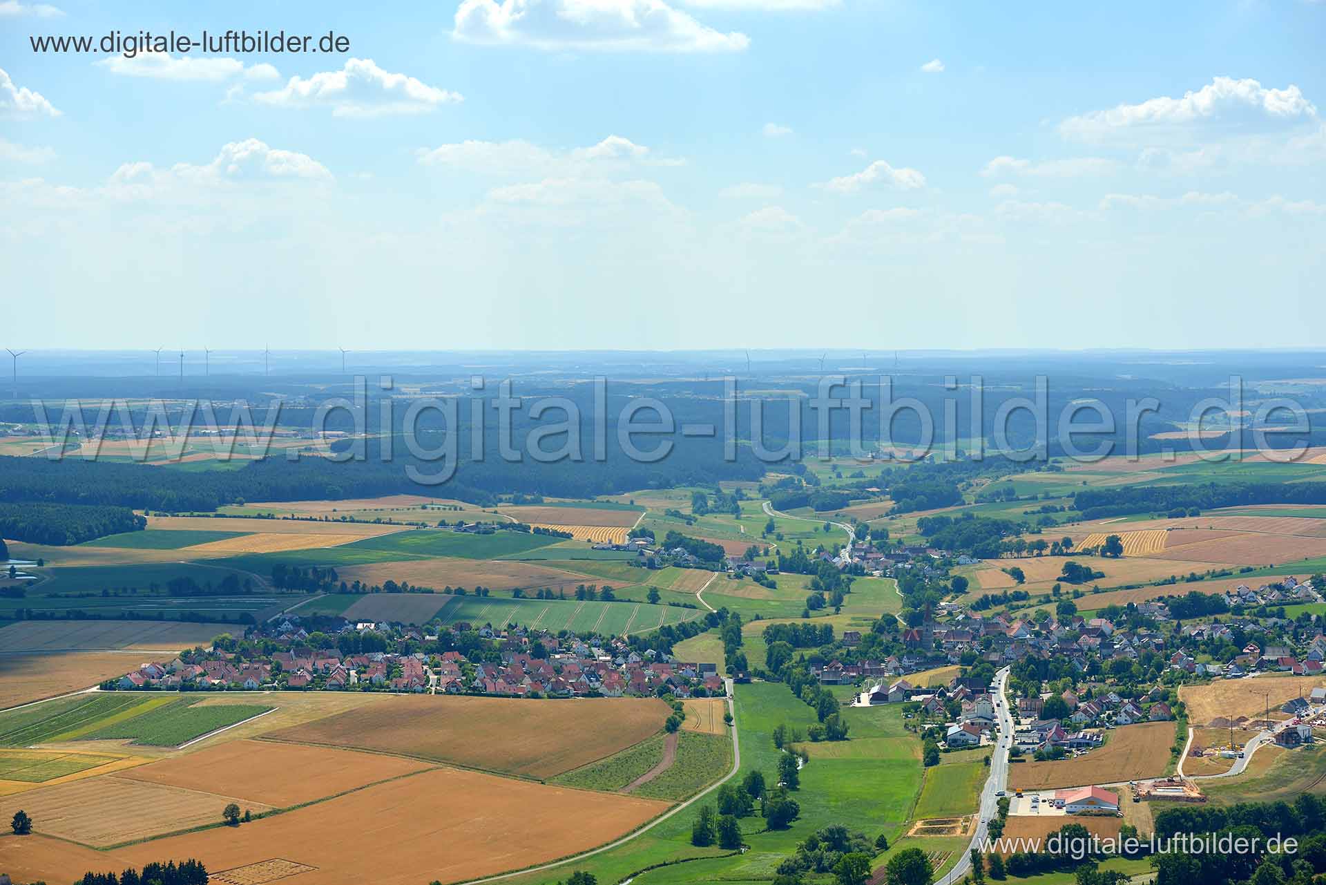 Luftaufnahme Panorama in Nürnberg | Mittelfranken, Bayern