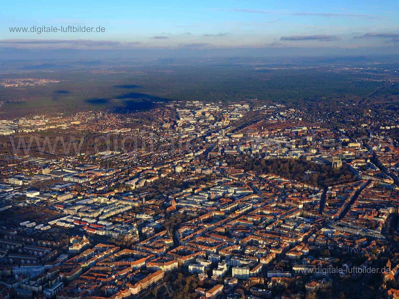 Luftaufnahme Panorama Nord-Ost in Nürnberg | Mittelfranken, Bayern