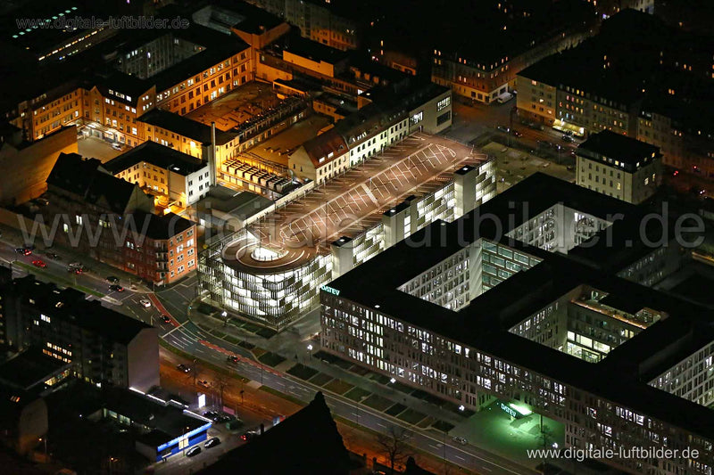 Titel: Parkhaus Datev, Bildnummer: bb88700, Ort / Stadt: Nürnberg, (Land)Kreis: kreisfreie Stadt Nürnberg, Regierungsbezirk: Mittelfranken, Bundesland: Bayern, Aufnahmedatum: 22.12.2015, Schlagwörter: Luftbild, Luftbilder, Luftbildfotografie, Luftaufnahme, Luftbildaufnahme, Luftfoto, Vogelperspektive, Vogelansicht, Deutschland, Schräg- und Senkrecht-Luftaufnahmen, Orthofotografie, Datev, Fürther Straße, Parkhaus, Feuerleinstraße, Mendelstraße, Paumgartnerstraße, Adam-Klein-Straße, Gostenhof, Arc