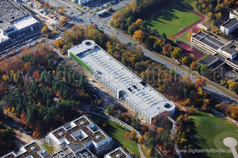 Luftaufnahme Parkhaus Klinikum-Nürnberg-Süd in Nürnberg | Mittelfranken, Bayern
