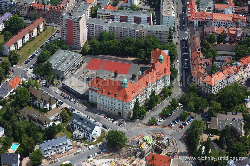 Luftaufnahme Peter-Vischer-Schule in Nürnberg | Mittelfranken, Bayern