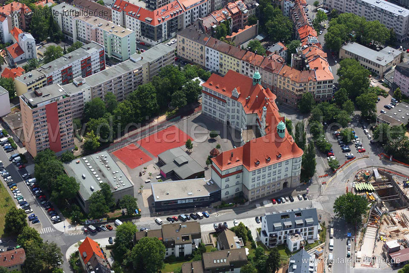 Luftaufnahme Peter-Vischer-Schule in Nürnberg | Mittelfranken, Bayern