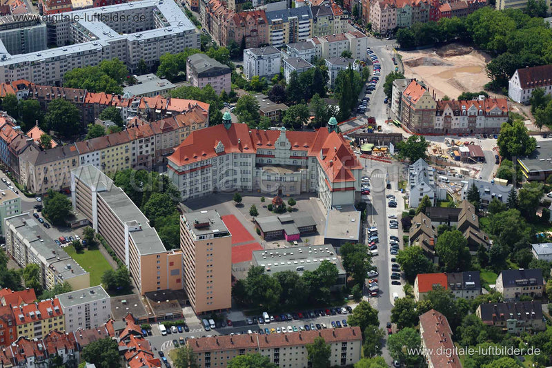 Luftaufnahme Peter-Vischer-Schule in Nürnberg | Mittelfranken, Bayern