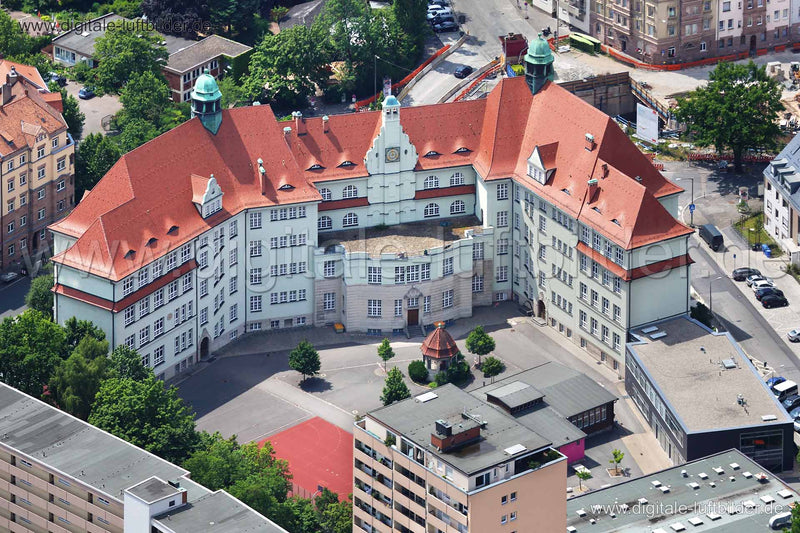 Luftaufnahme Peter-Vischer-Schule in Nürnberg | Mittelfranken, Bayern