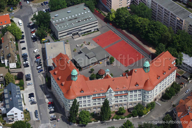 Luftaufnahme Peter-Vischer-Schule in Nürnberg | Mittelfranken, Bayern