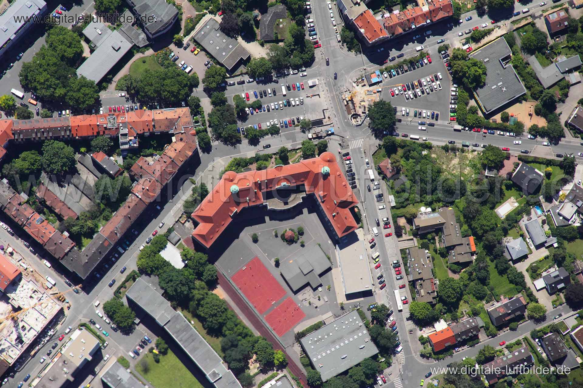 Luftaufnahme Peter-Vischer-Schule in Nürnberg | Mittelfranken, Bayern