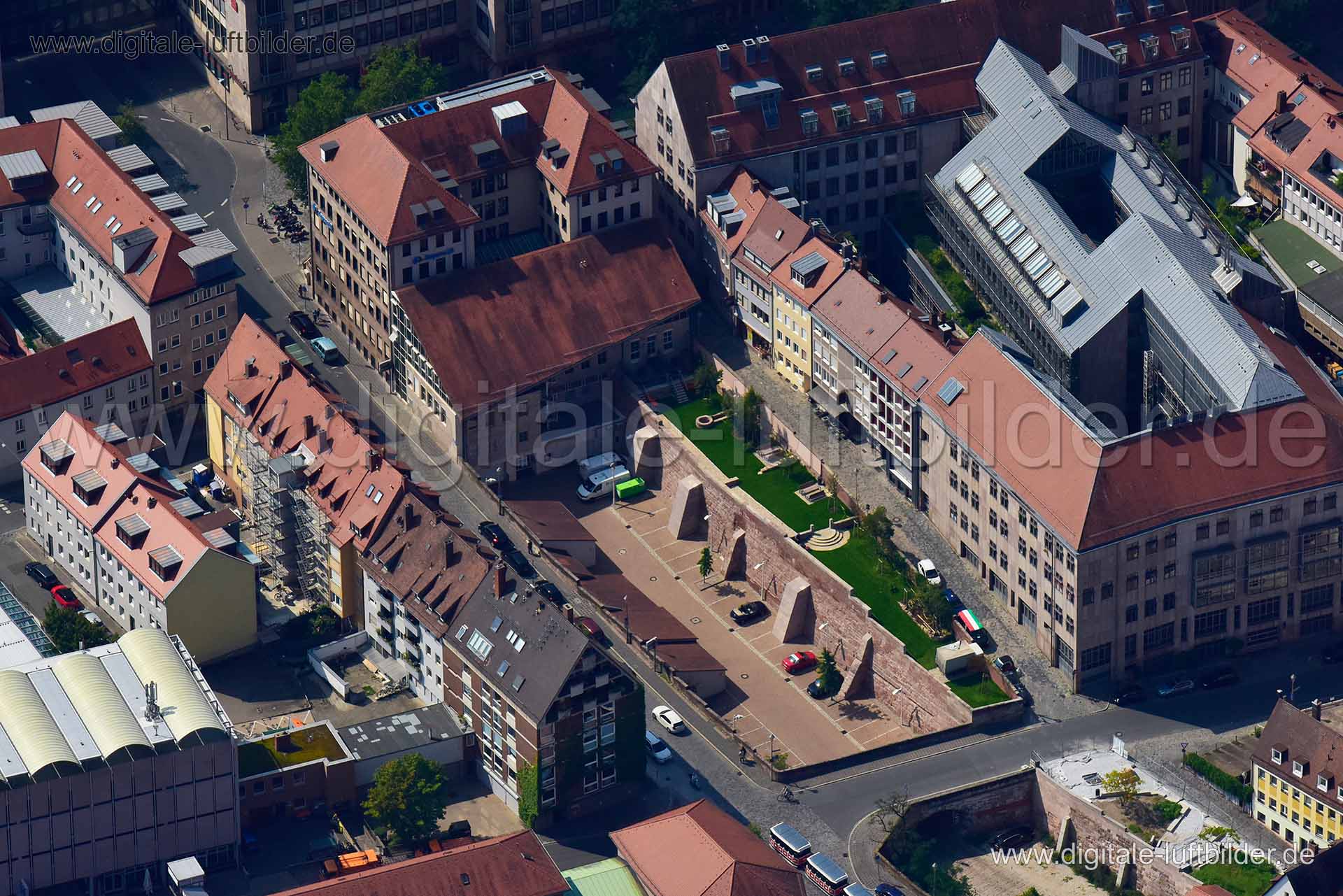 Luftaufnahme Peter-Vischer-Straße in Nürnberg | Mittelfranken, Bayern