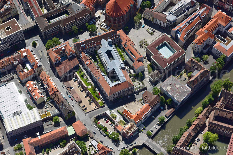 Luftaufnahme Peter-Vischer-Straße in Nürnberg | Mittelfranken, Bayern
