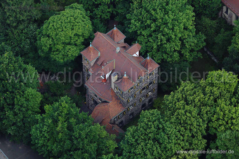 Luftaufnahme Petzenschloss in Nürnberg | Mittelfranken, Bayern