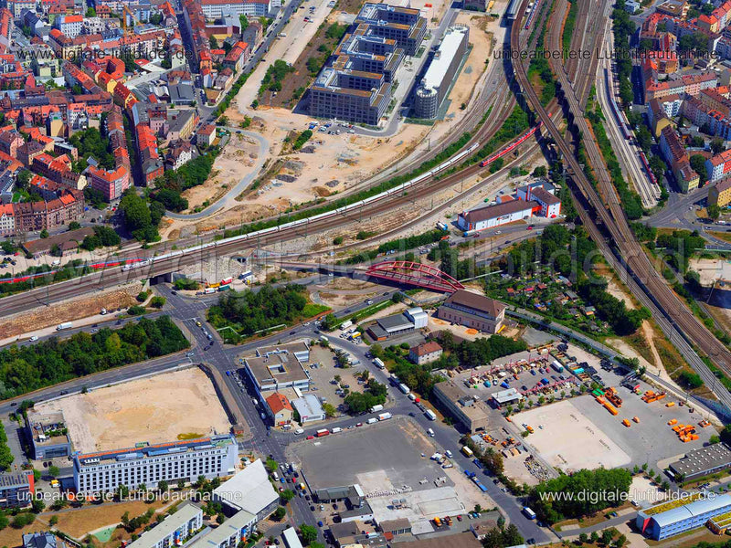 Luftaufnahme Pferdemarkt in Nürnberg | Mittelfranken, Bayern