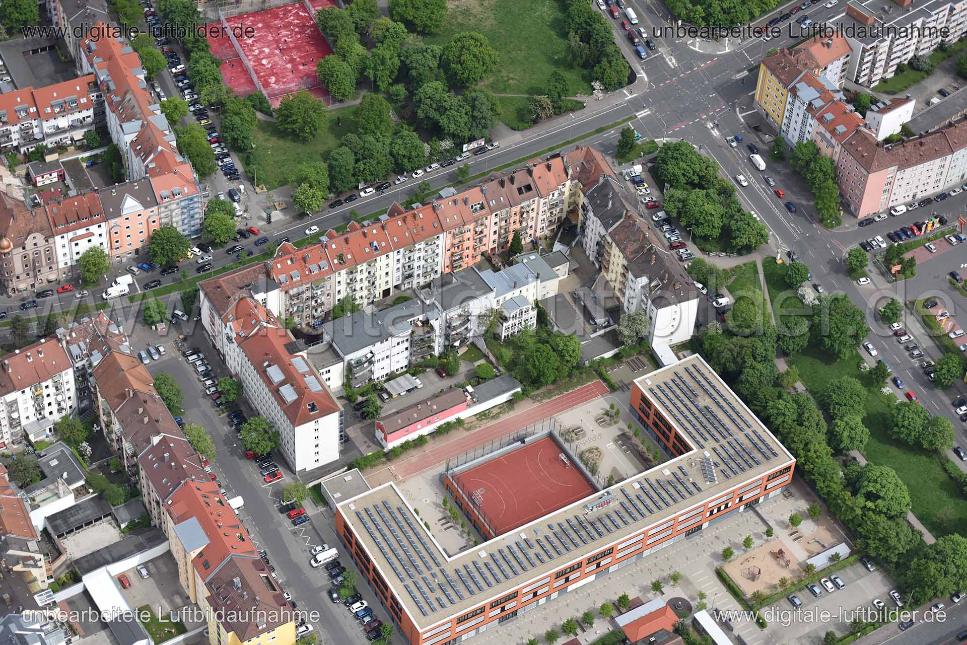 Luftaufnahme Pillenreuther Straße in Nürnberg | Mittelfranken, Bayern