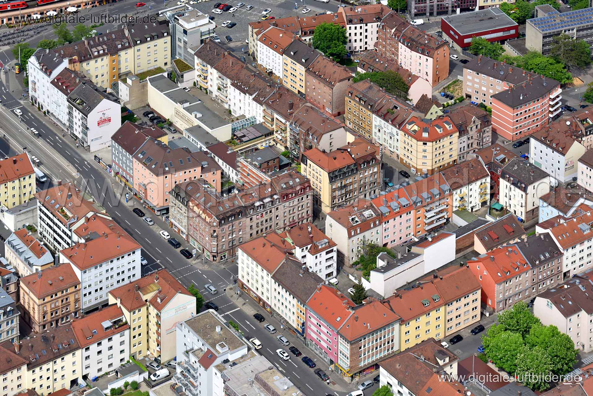 Luftaufnahme Pillenreuther Straße in Nürnberg | Mittelfranken, Bayern