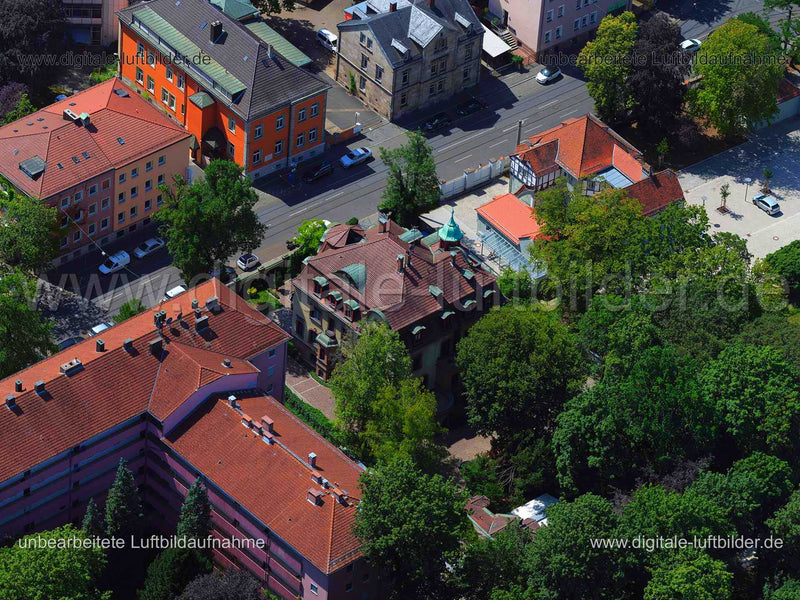 Luftaufnahme Pirckheimerstraße in Nürnberg | Mittelfranken, Bayern