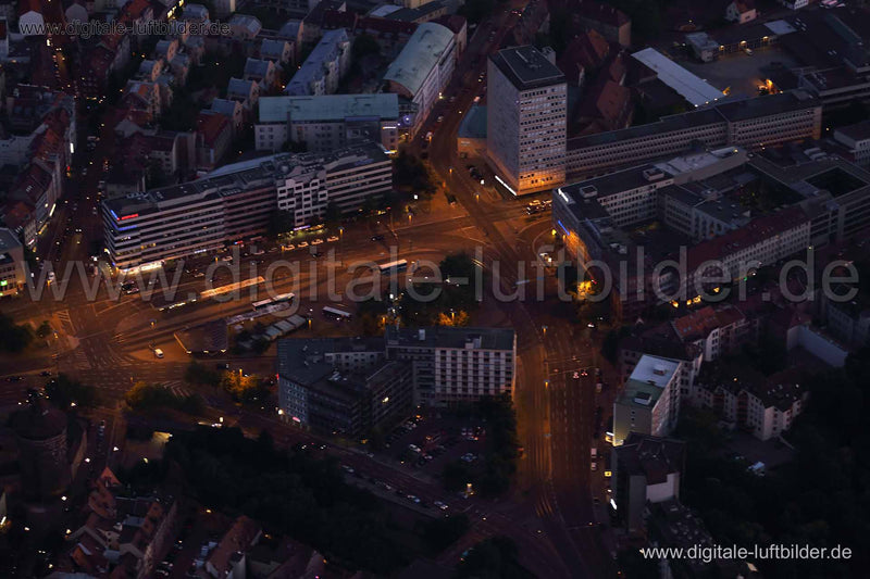 Luftaufnahme Plärrer in Nürnberg | Mittelfranken, Bayern