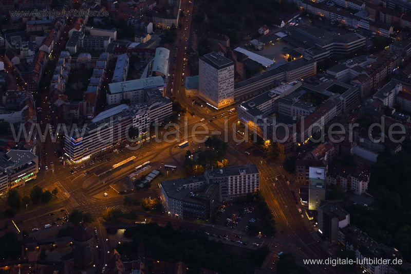 Luftaufnahme Plärrer in Nürnberg | Mittelfranken, Bayern
