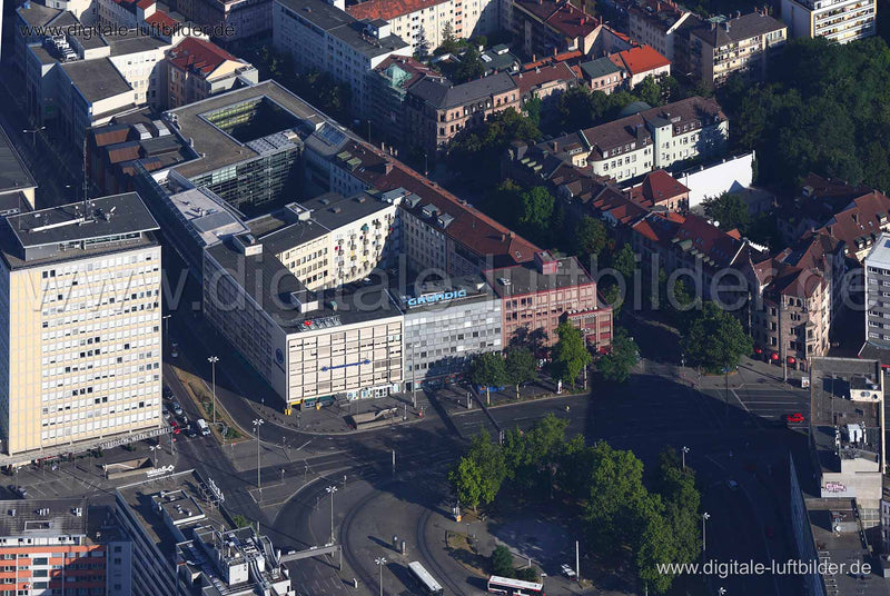 Luftaufnahme Plärrer in Nürnberg | Mittelfranken, Bayern