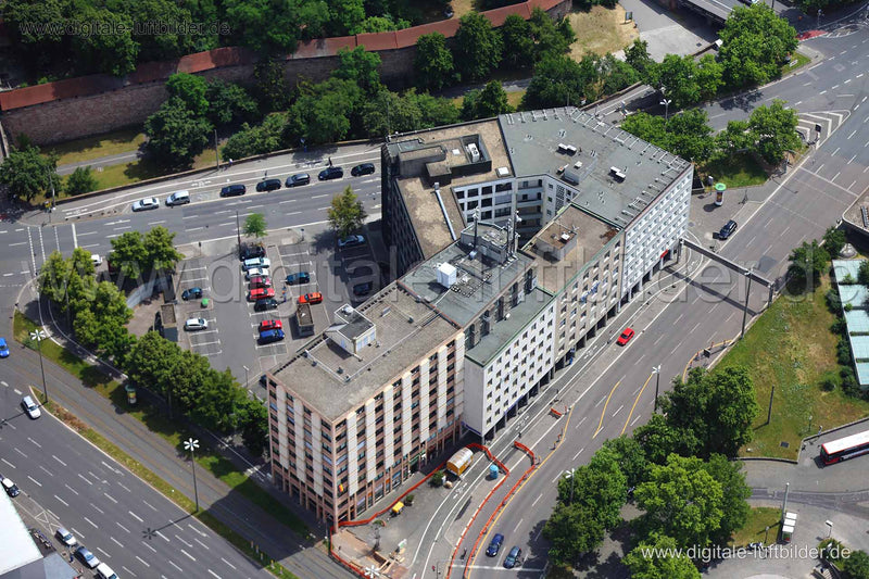 Luftaufnahme Plärrer in Nürnberg | Mittelfranken, Bayern