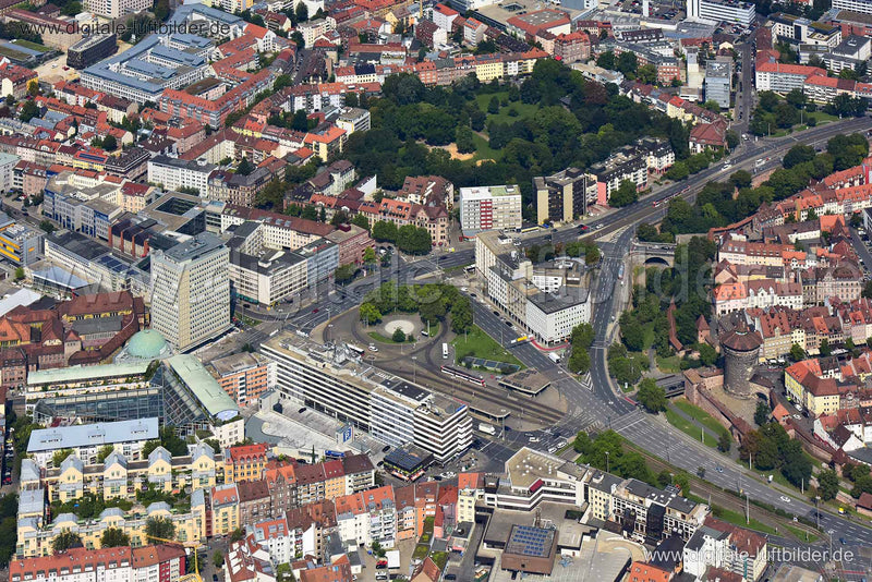 Luftaufnahme Plärrer in Nürnberg | Mittelfranken, Bayern
