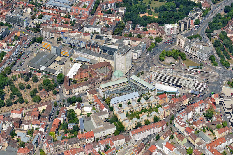 Luftaufnahme Plärrer in Nürnberg | Mittelfranken, Bayern