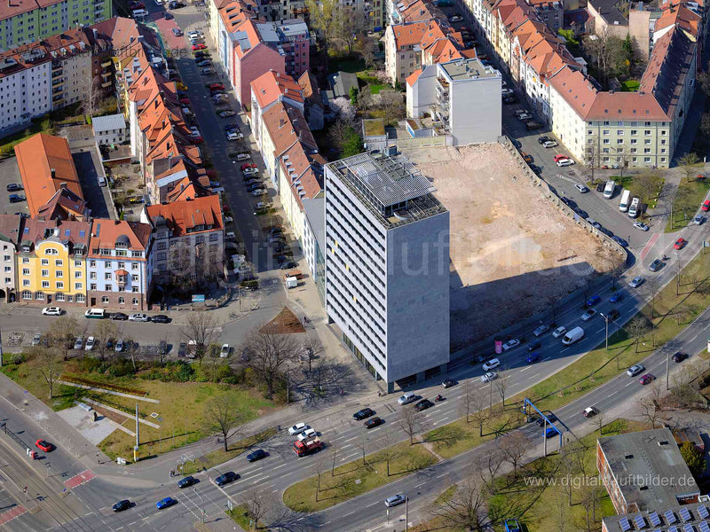 Luftaufnahme Platz der Opfer des Faschischmus in Nürnberg | Mittelfranken, Bayern