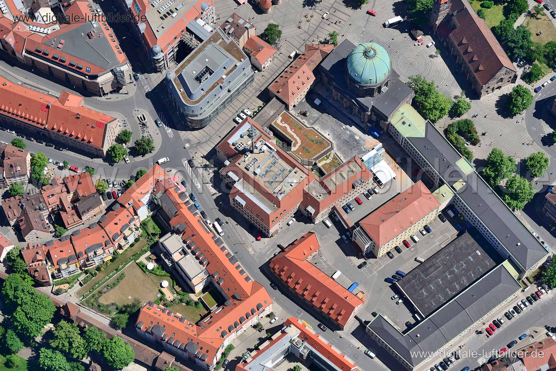 Luftaufnahme Polizeipräsidium in Nürnberg | Mittelfranken, Bayern