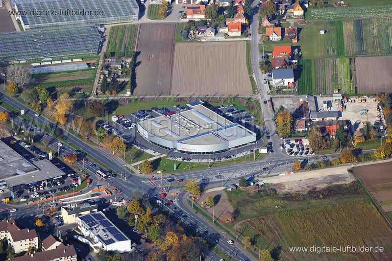 Luftaufnahme Porsche Zentrum in Nürnberg | Mittelfranken, Bayern