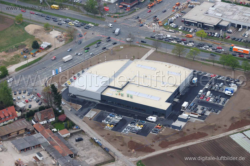 Luftaufnahme Porsche Zentrum in Nürnberg | Mittelfranken, Bayern