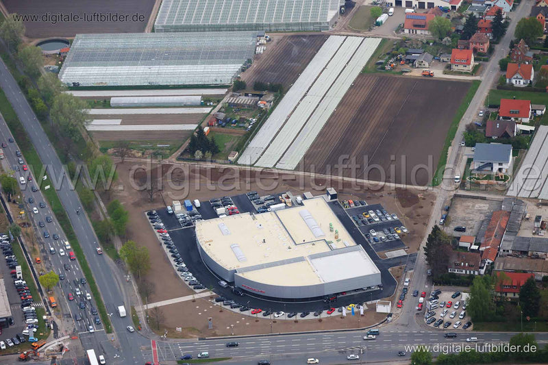 Luftaufnahme Porsche Zentrum in Nürnberg | Mittelfranken, Bayern