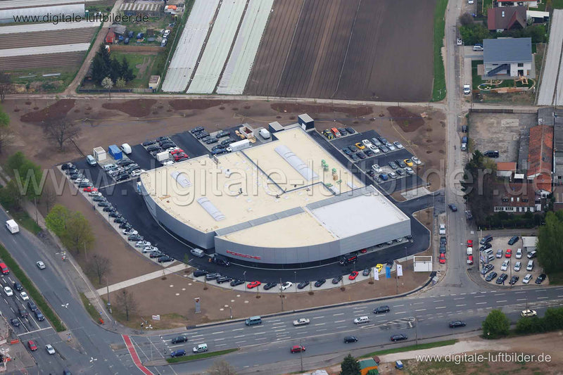 Luftaufnahme Porsche Zentrum in Nürnberg | Mittelfranken, Bayern