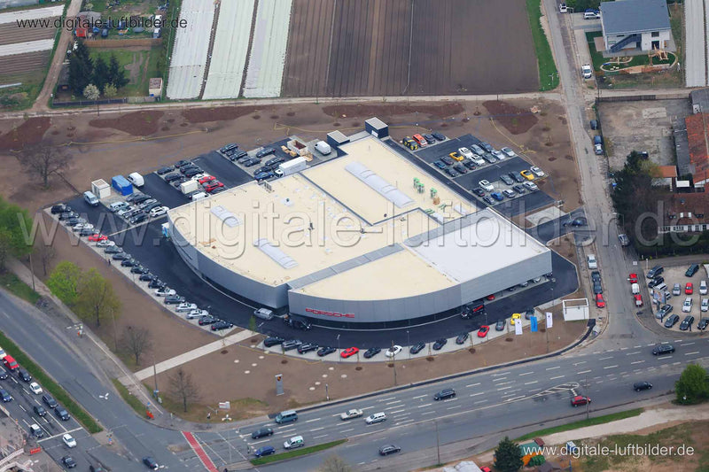Luftaufnahme Porsche Zentrum in Nürnberg | Mittelfranken, Bayern