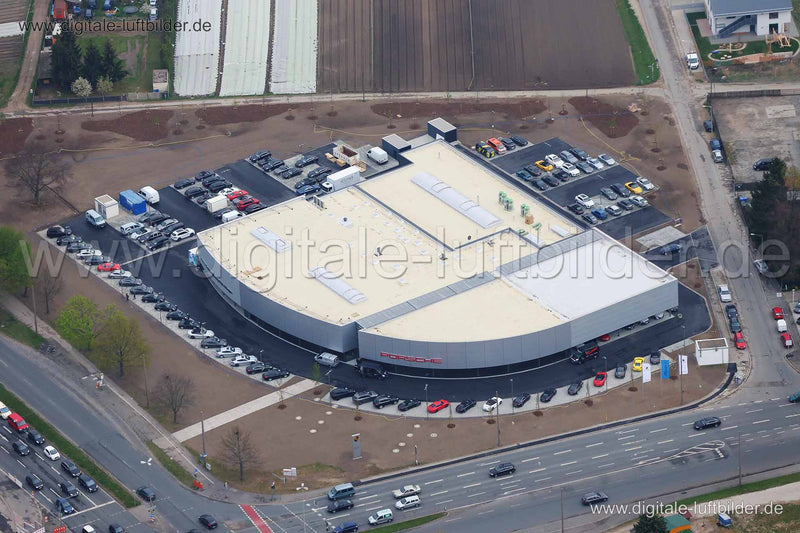 Luftaufnahme Porsche Zentrum in Nürnberg | Mittelfranken, Bayern