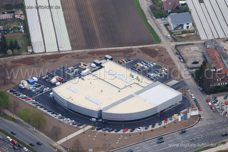 Luftaufnahme Porsche Zentrum in Nürnberg | Mittelfranken, Bayern