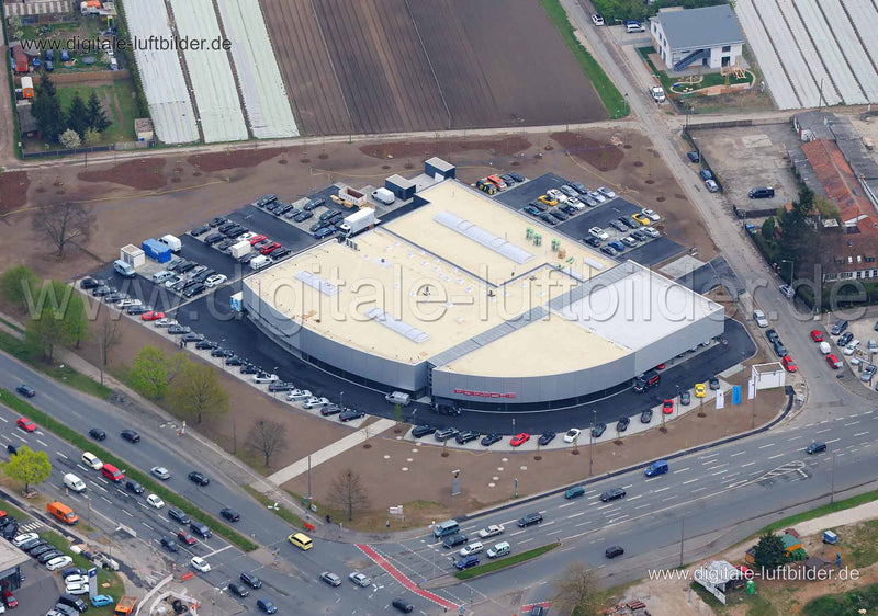 Luftaufnahme Porsche Zentrum in Nürnberg | Mittelfranken, Bayern