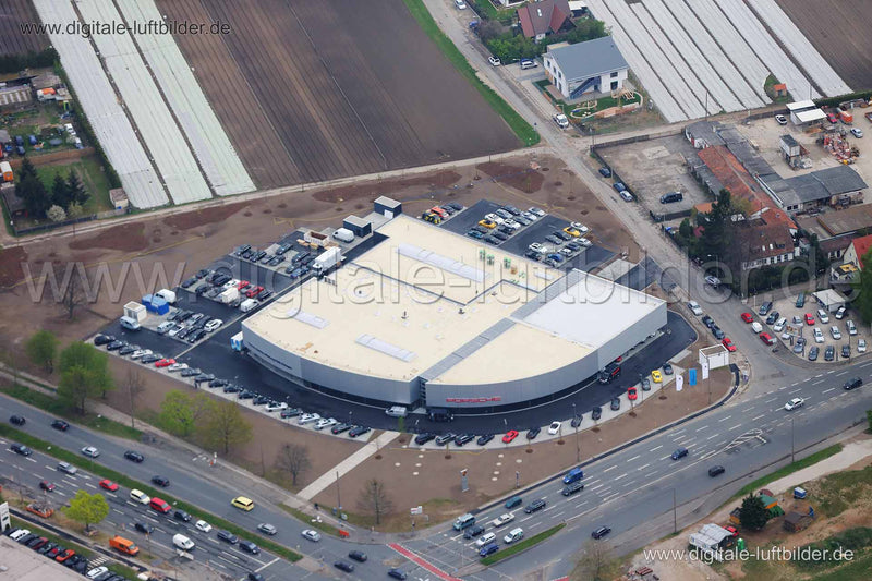 Luftaufnahme Porsche Zentrum in Nürnberg | Mittelfranken, Bayern