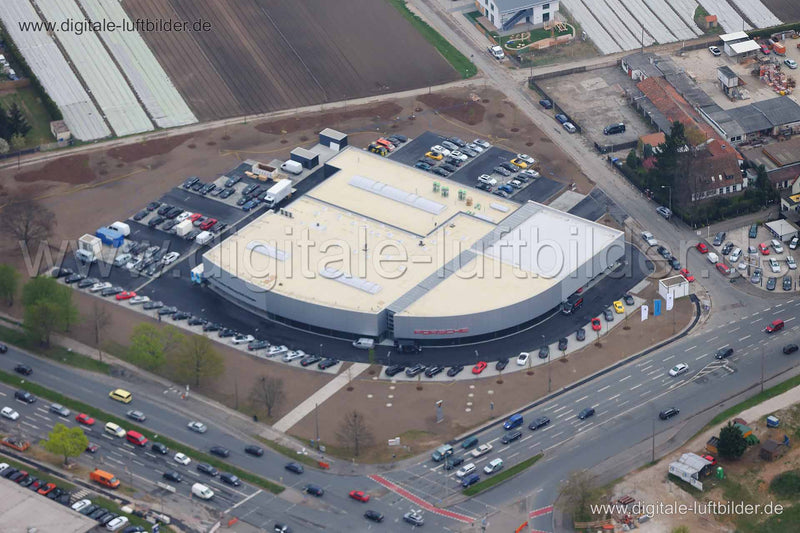 Luftaufnahme Porsche Zentrum in Nürnberg | Mittelfranken, Bayern