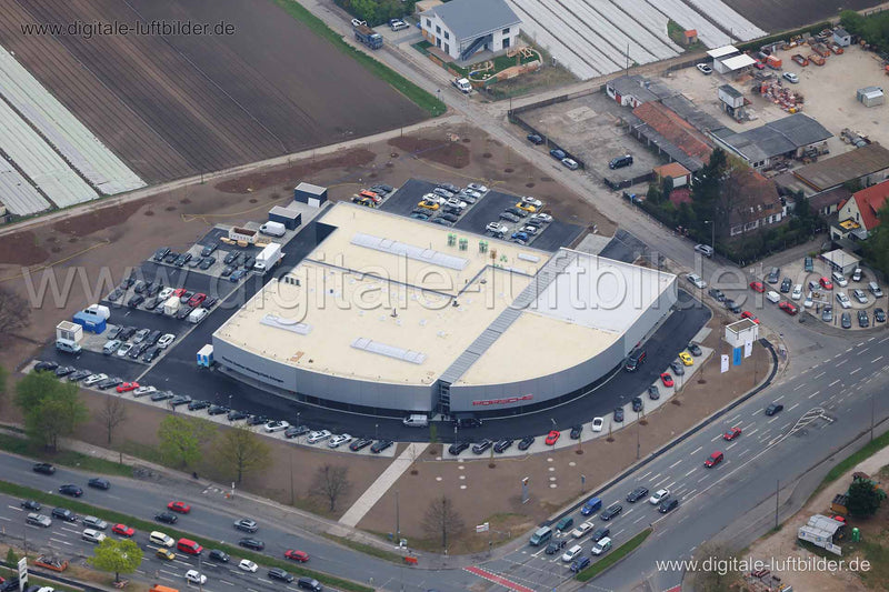 Luftaufnahme Porsche Zentrum in Nürnberg | Mittelfranken, Bayern