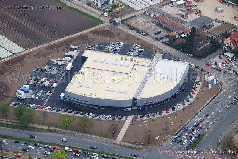 Luftaufnahme Porsche Zentrum in Nürnberg | Mittelfranken, Bayern