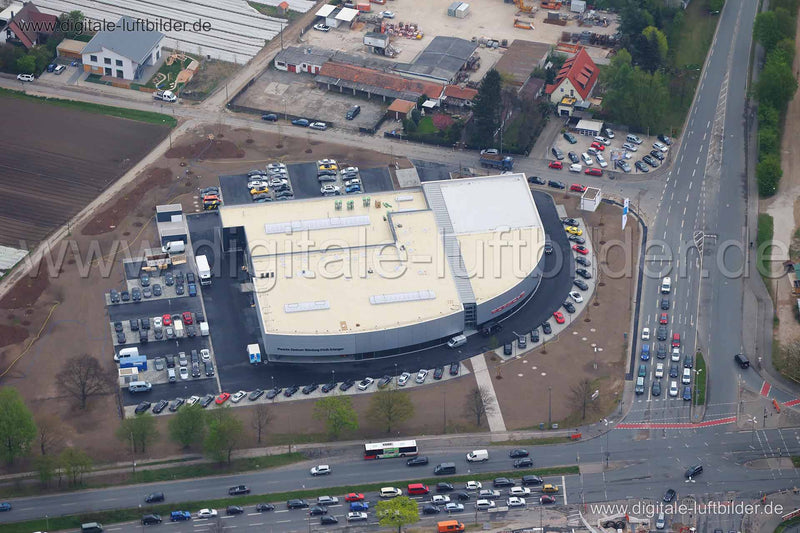 Luftaufnahme Porsche Zentrum in Nürnberg | Mittelfranken, Bayern