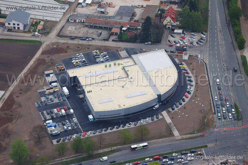 Luftaufnahme Porsche Zentrum in Nürnberg | Mittelfranken, Bayern